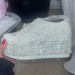 Pearl wedding sneakers